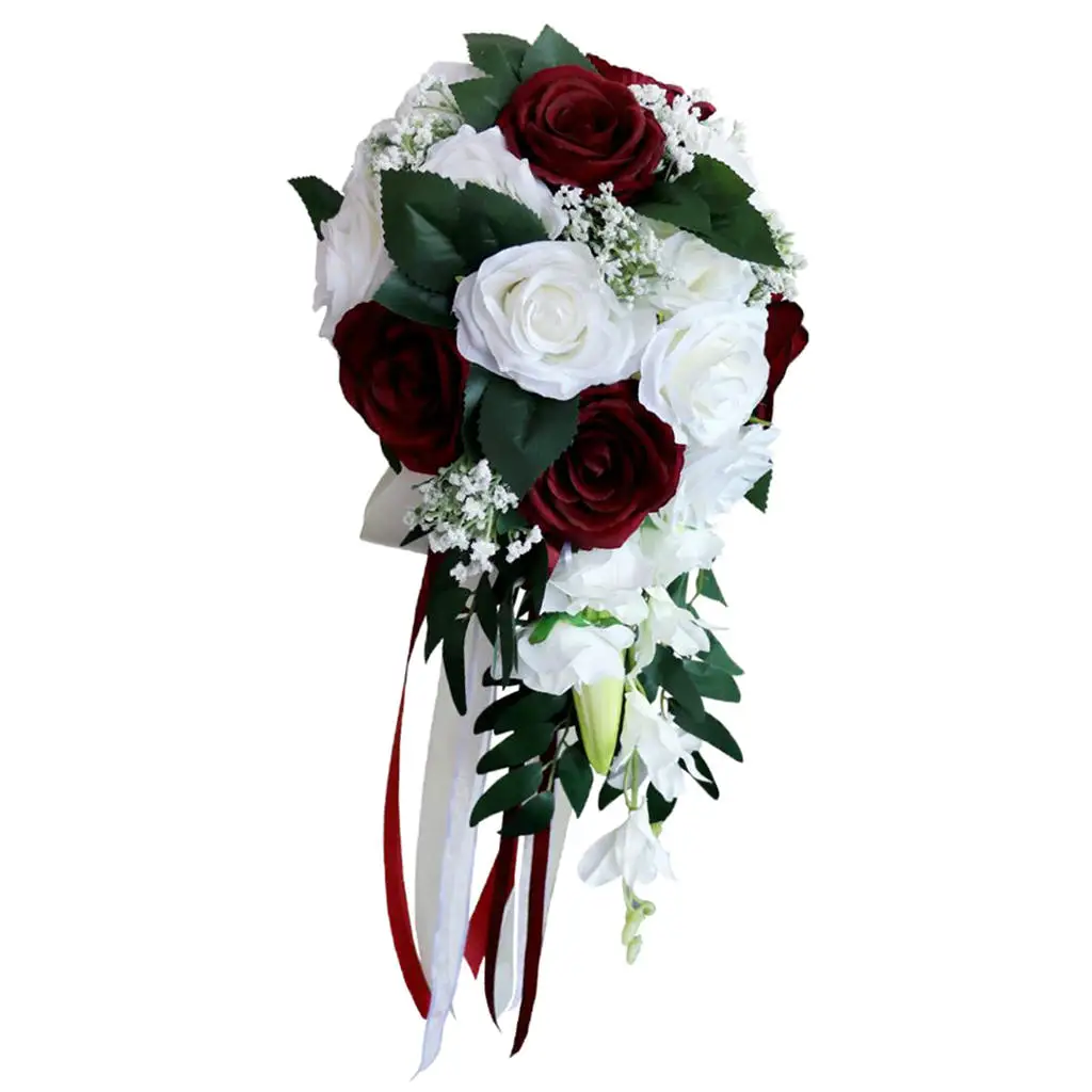 Bouquet of Flowers Romantic Weddings Colorful Artificial Wedding Bouquet