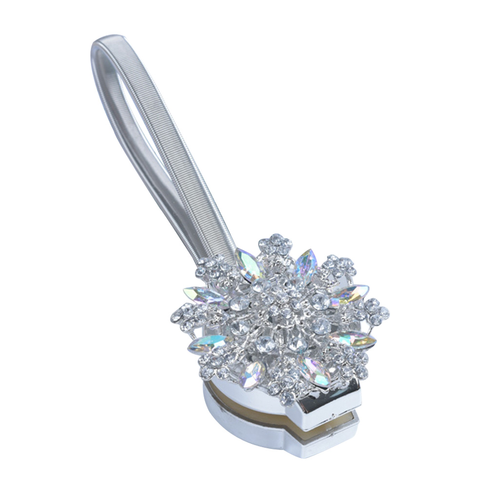 Magnetic Curtain Tiebacks,Convenient Drape Tie Backs,Decorative Rope Holdback Holder for Big,Wide or Thick Window Drapries