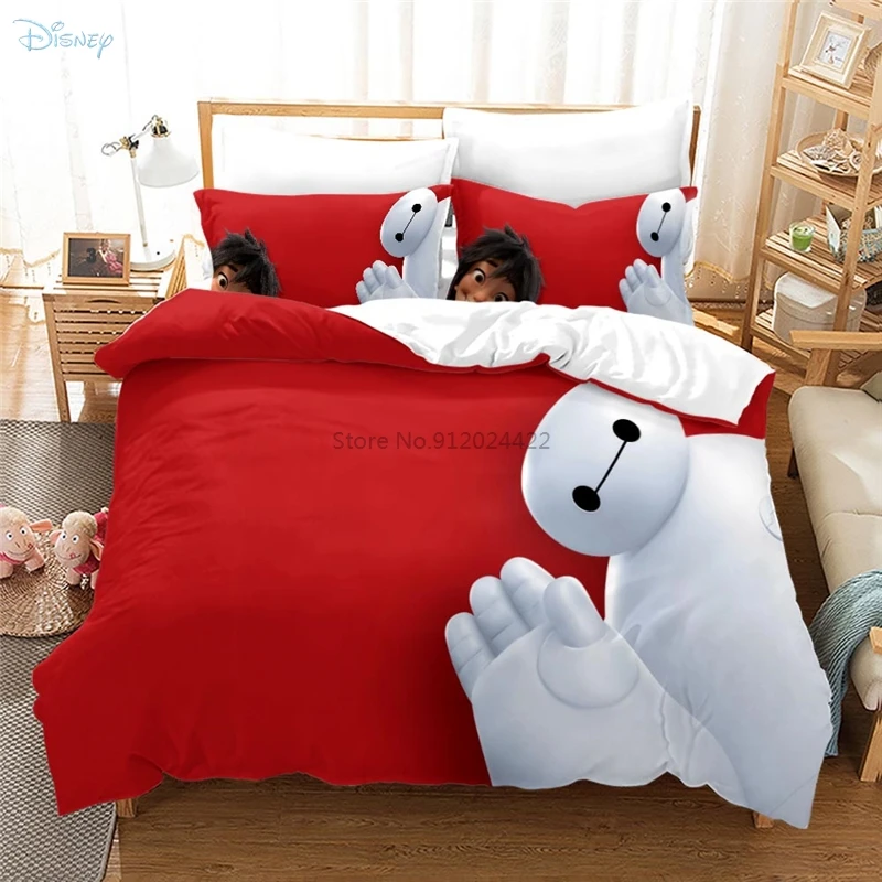 NEW NWT Disney Big Hero 6 3-Piece TWIN SHEET & PILLOWCASE BED BEDDING SET BOYS 