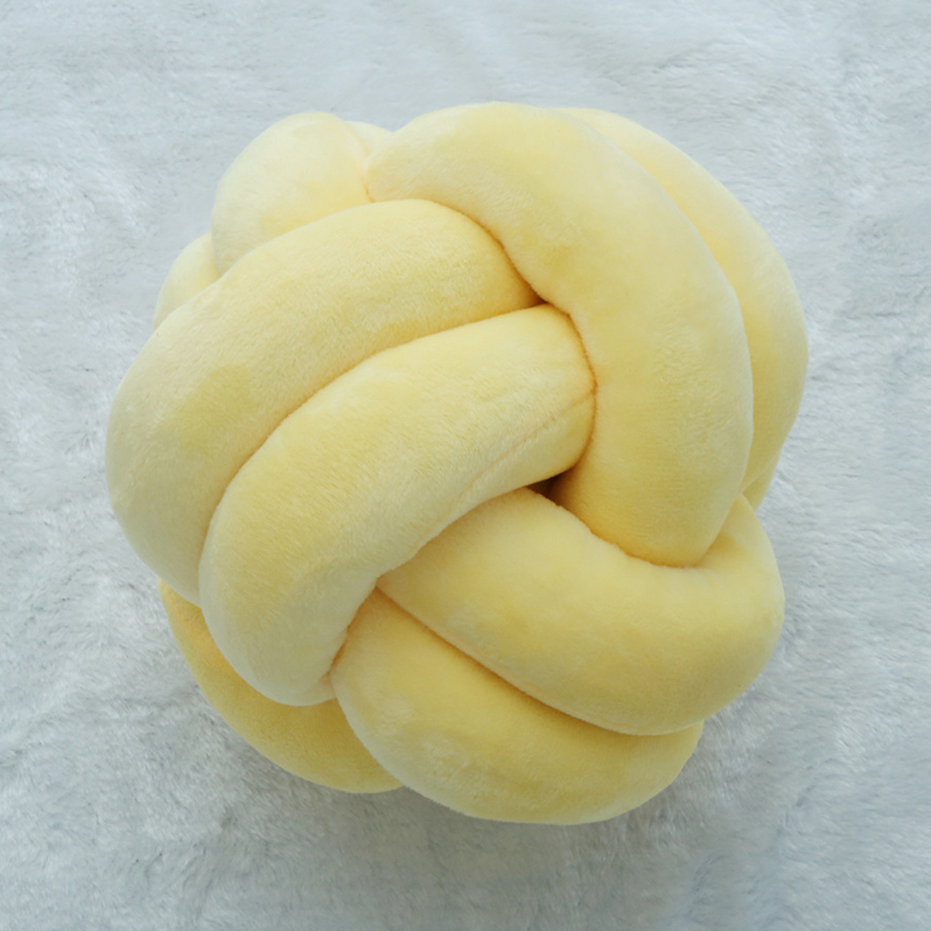 18cm Nordic Style Knot Ball Pillow Baby Sofa Cushion Baby Stuffed Toys Kid Adult Bedroom Decoration Car Cushions