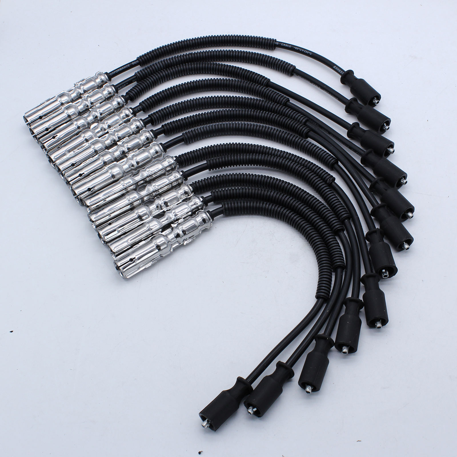New 1121500118 Spark Plug Ignition Wire Set Fit for  C-Class C280, C32 AMG, CLK320, E320, ML320, ML350, SLK32 AMG