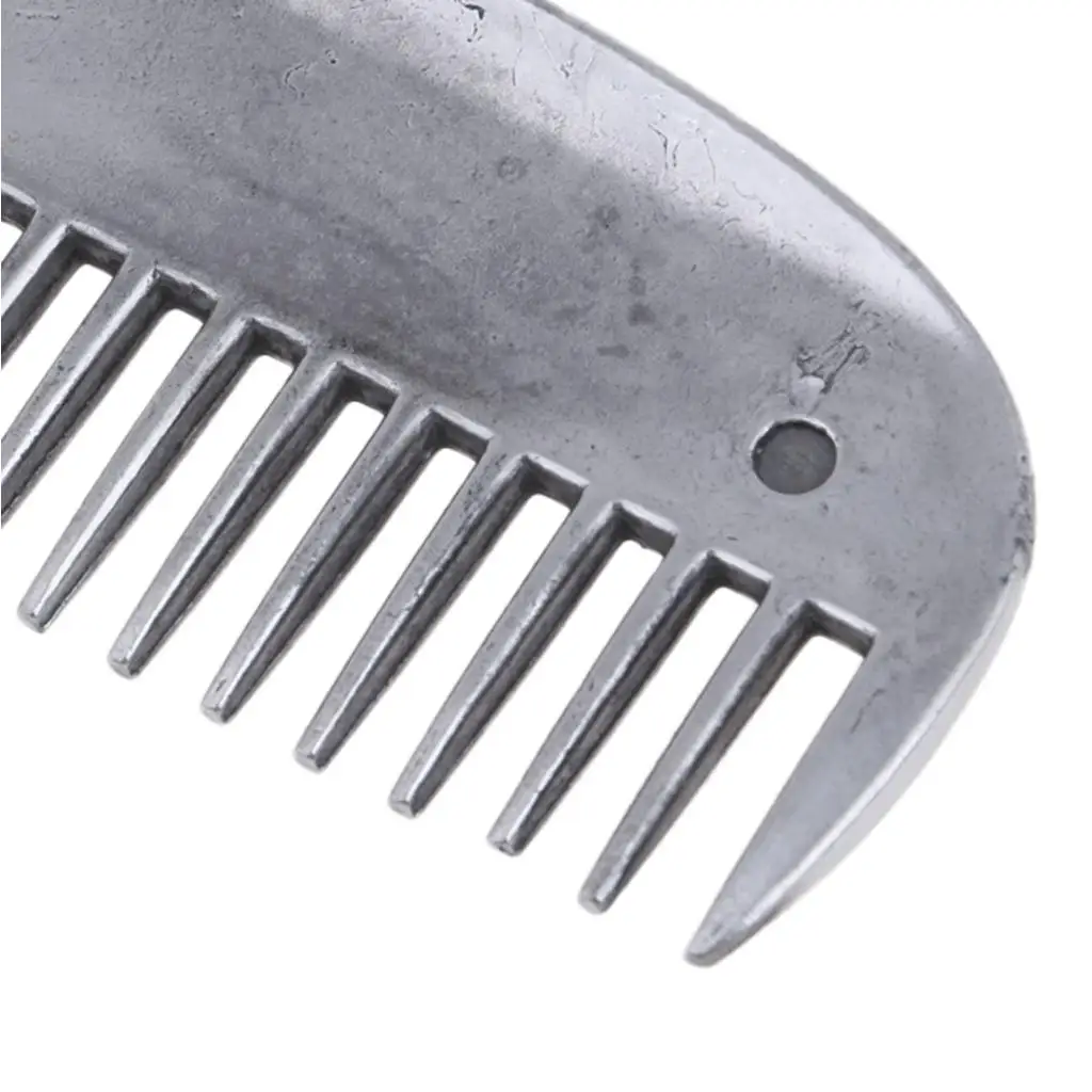 Stainless Steel Equestrian Curry Comb Horse Grooming Brush Equine Men Women Horse Riding Gear Outdoor Sports Tool