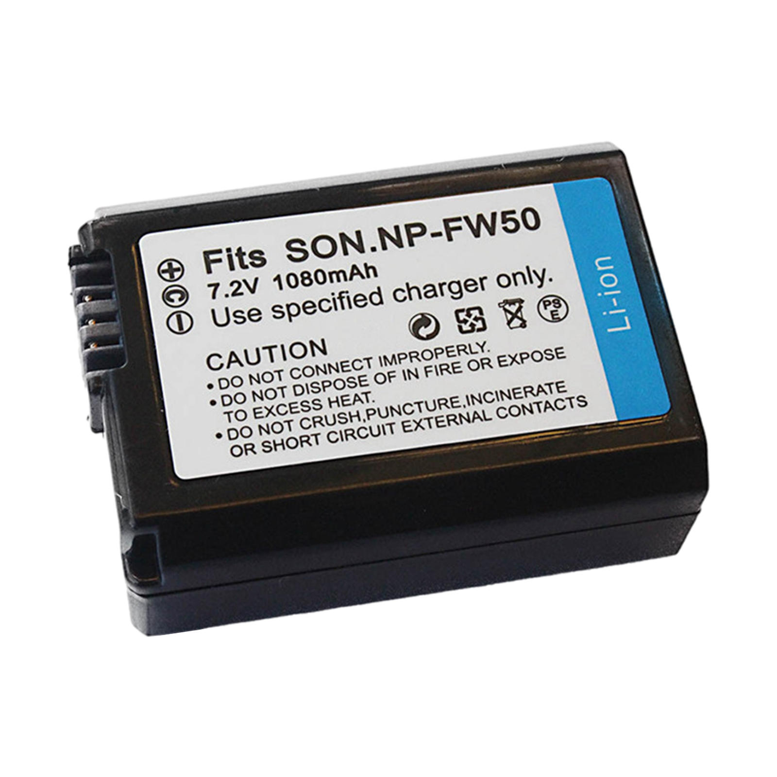 Rechargeable Lithium Slr Camera Battery Accessories 1080mAh NP-FW50 Compatible for Sony NEX-3 A55 NEX5 NEX-5C A5000/A6000
