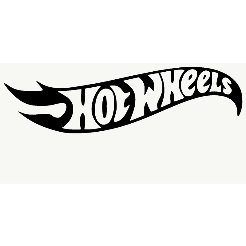 hot wheels logo decal