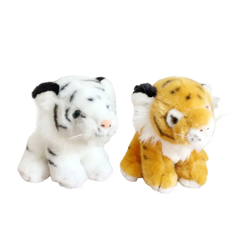 Mini Stuffed Forest Animals Jungle Animal Plush Toys Cute Tigers Plush for Animal Themed Parties