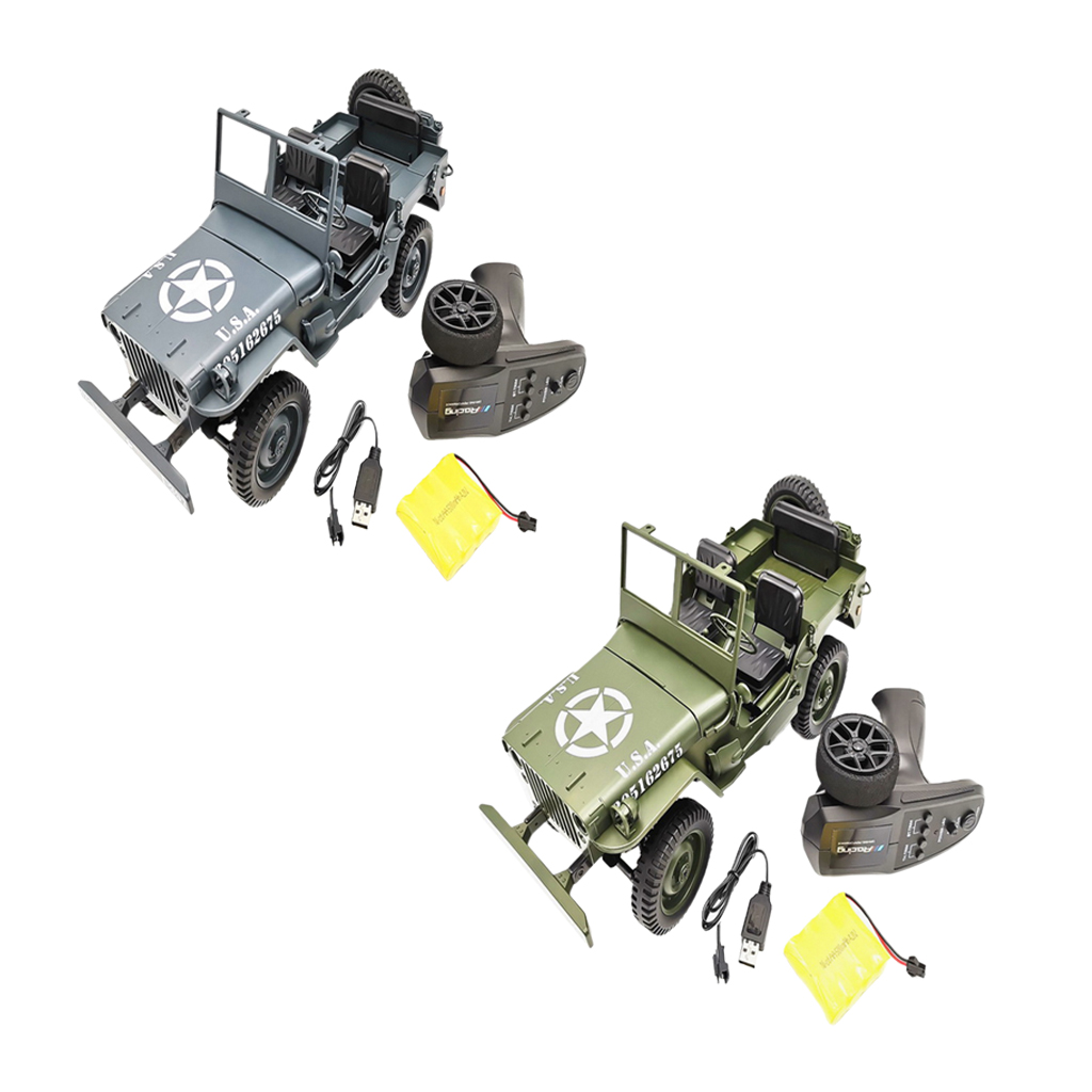 1/10 4WD 2.4G Remote Control RC Truck Buggy Car Jeep C606 with Accessories