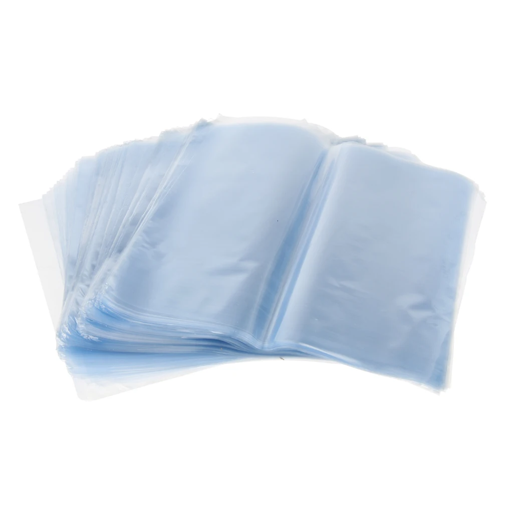 Heat Shrink Wrap Films Bags Sealing Packaging for Handmade Soaps Candles Jars Small Gifts  5.9 x 6.3 inch, 200 Pieces