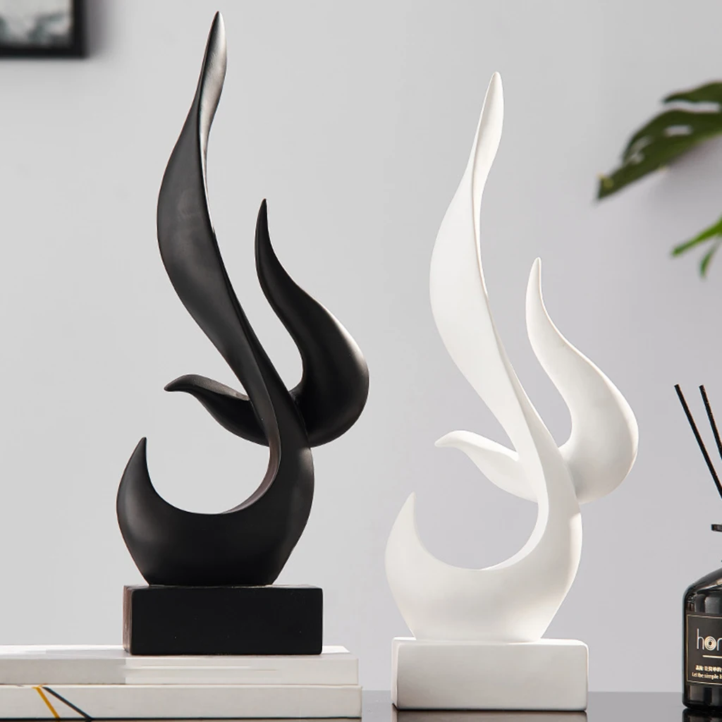 Abstract Minimalist Statue Resin Sculpture Art Figurines European Style Office Home Decoration Accessories