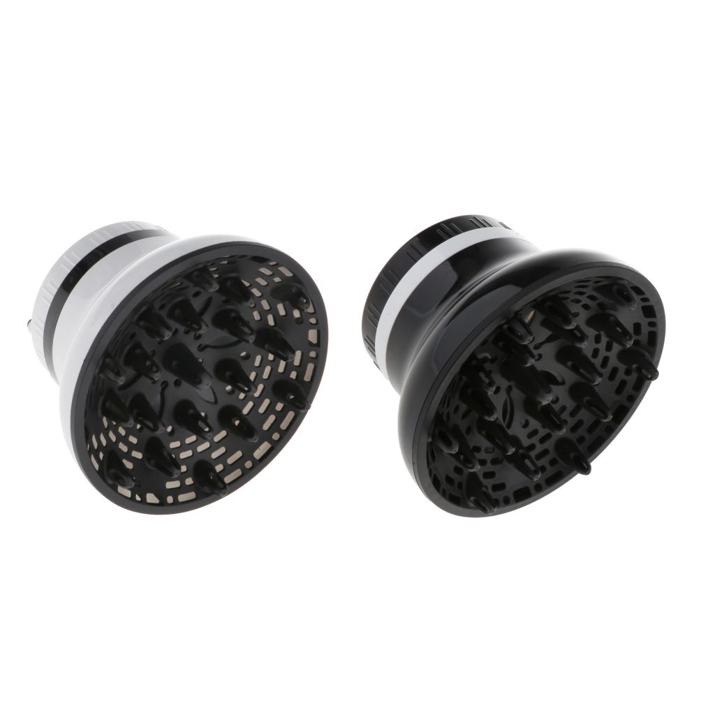 Universal Hair Diffuser Adaptable for Blow Dryers with Rotatable Design for Curly or Wavy Hair, 2 Colors to Select