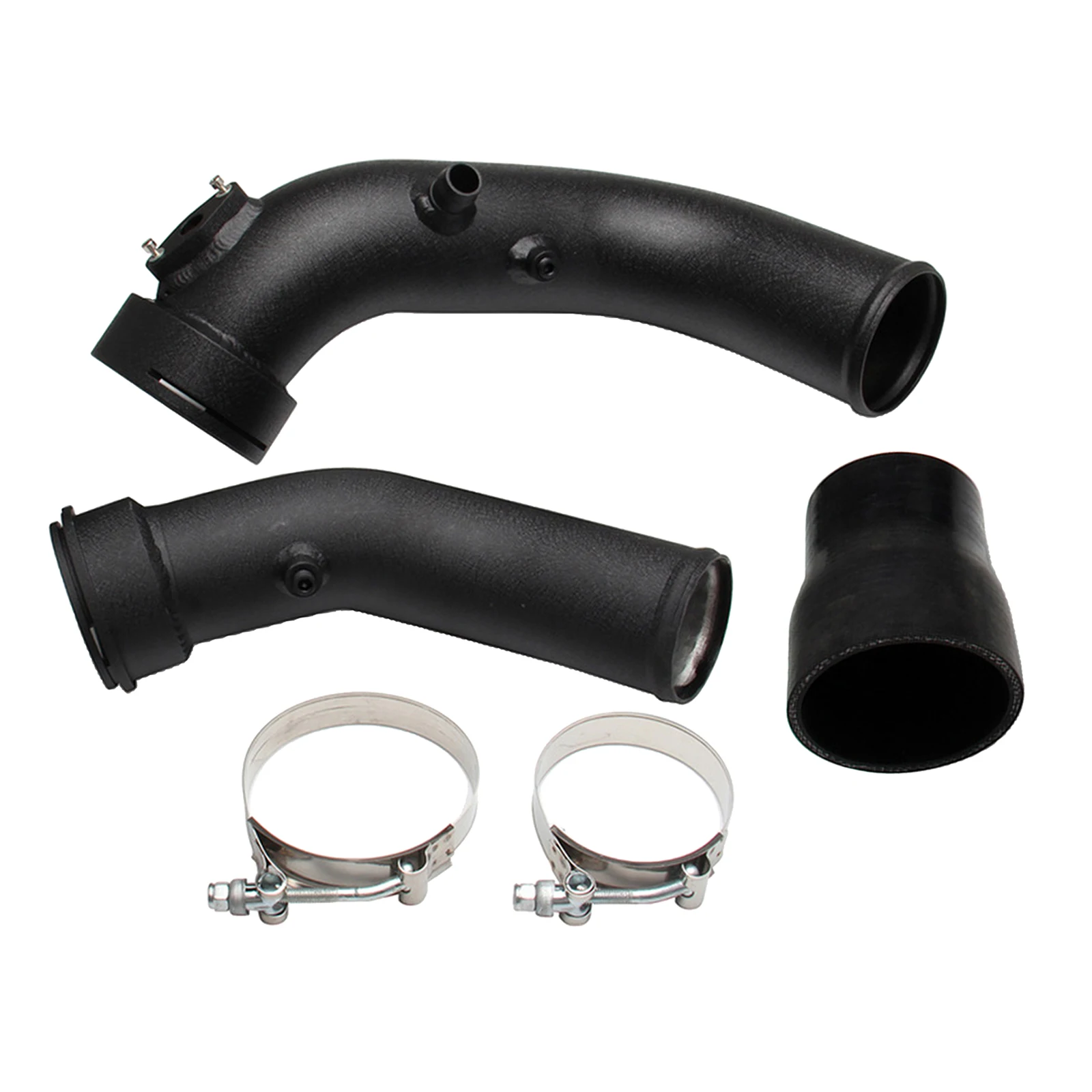 Black Intake Charge Pipe Kit Aluminum Alloy For BMW F31 F36 335i N55 F87