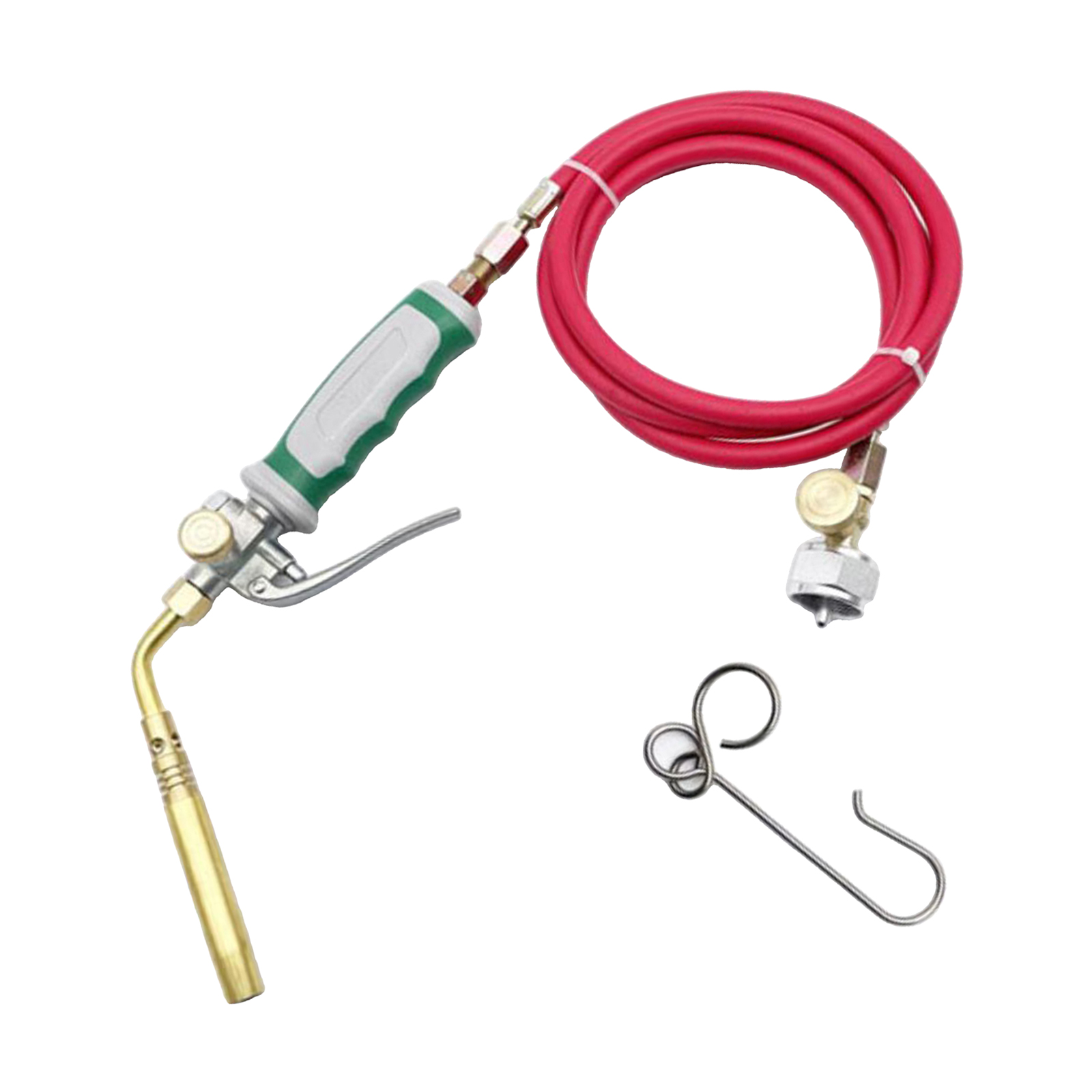 Gas Brazing Torch MAPP Propane Gas for Brass Aluminum Alloy ABS Braze Soldering Welding Torch Outdoor Picnic with 1.6m Hose