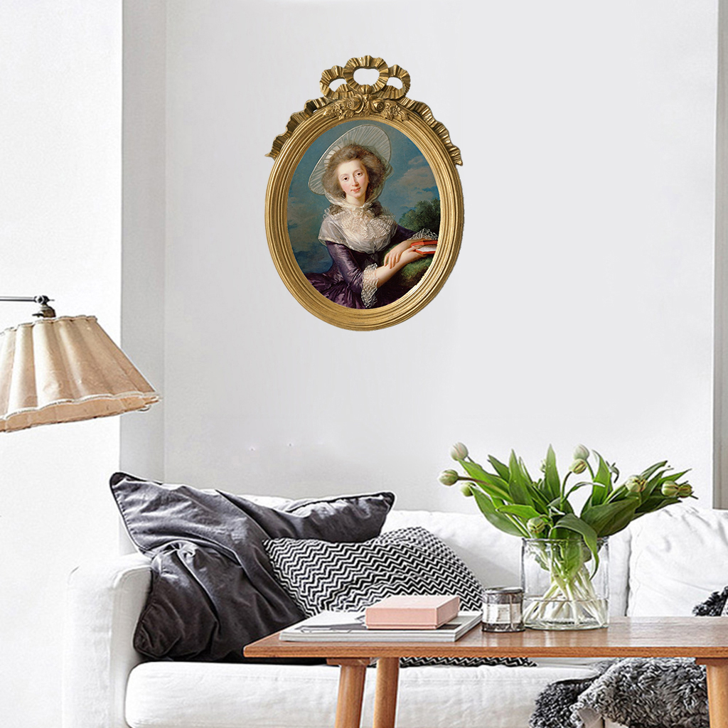 Photo Frame Decorative Ornament Decoration Gold Classic Holders for Living Room Home Decor Bedroom Bathroom Movie Theater