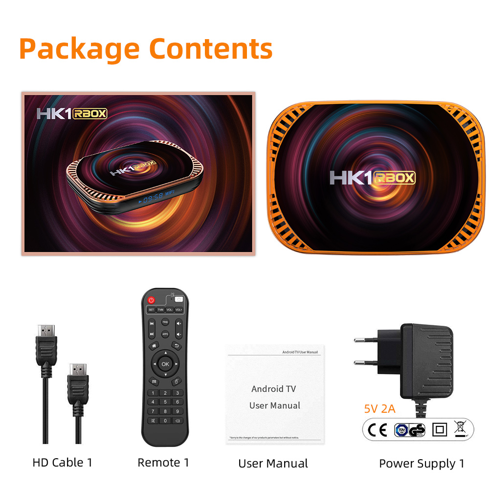 Title 6, Boîtier Smart TV HK1 RBOX X4, Android 11.0, Aml...