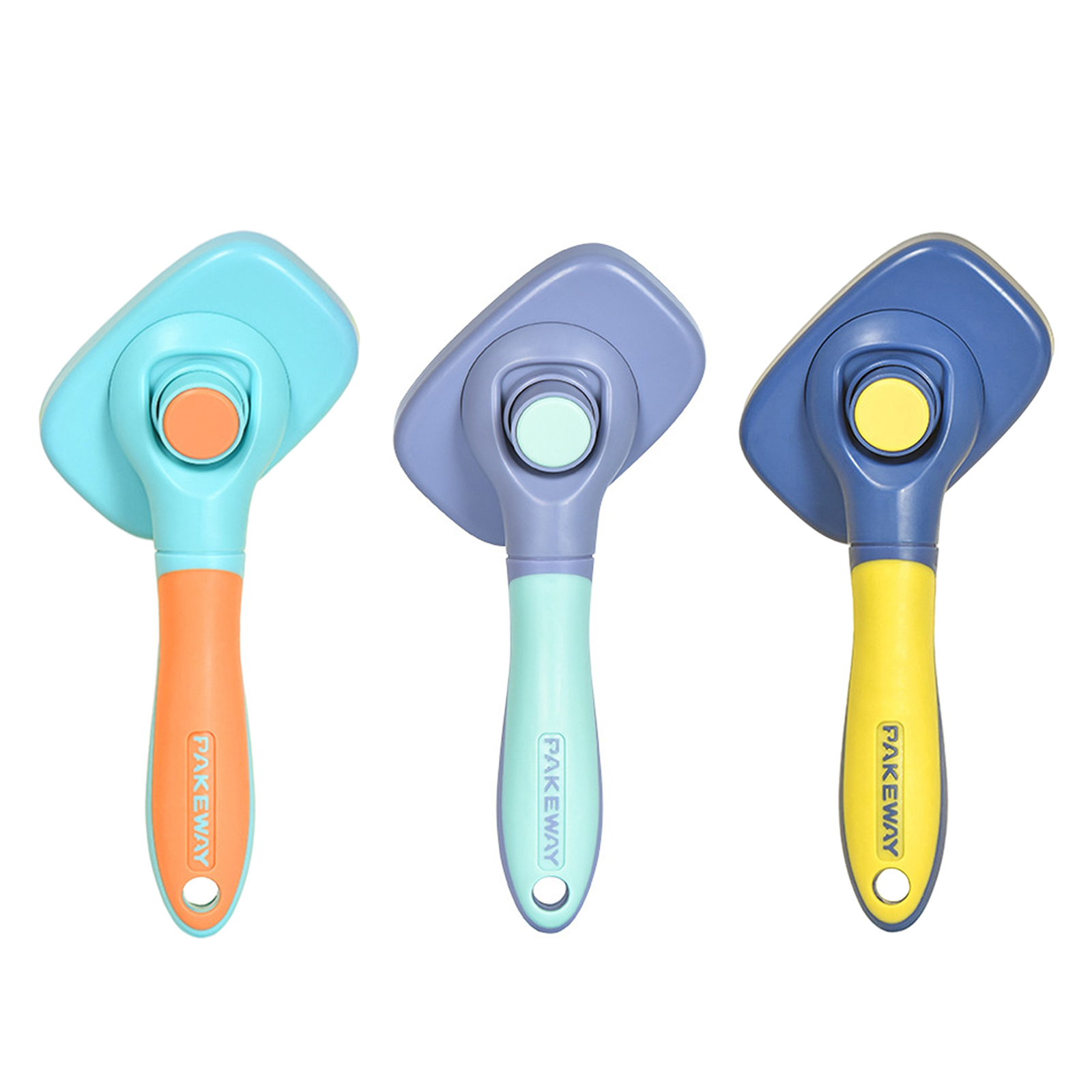 Pet Brushes Dog Cat 360 Degrees Rotate Comb Cleaning Deshedding Self Cleaner Remover Brush for Kitten Puppy
