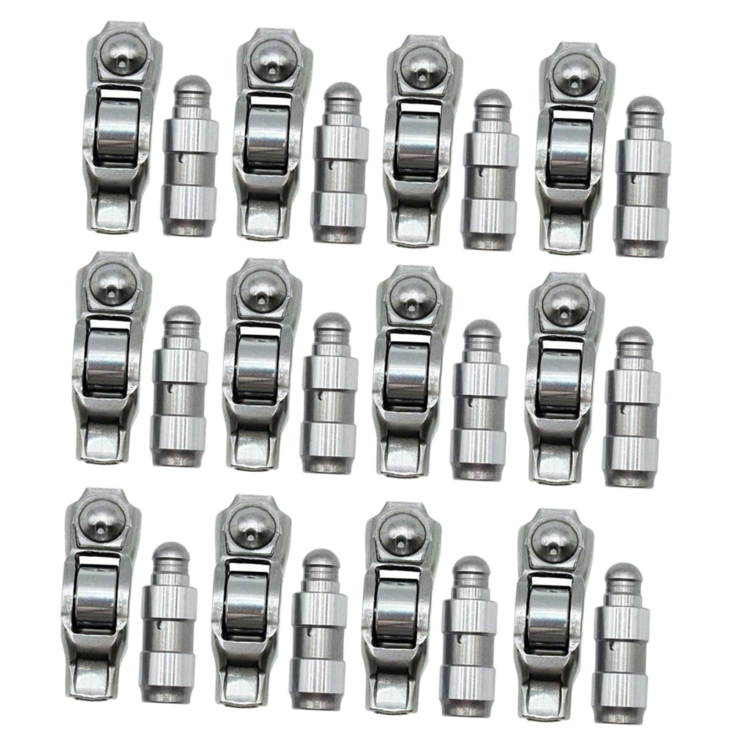 12 Pcs Rocker Arms and Lifters Kit Replacement 5184296AH 5184332AA