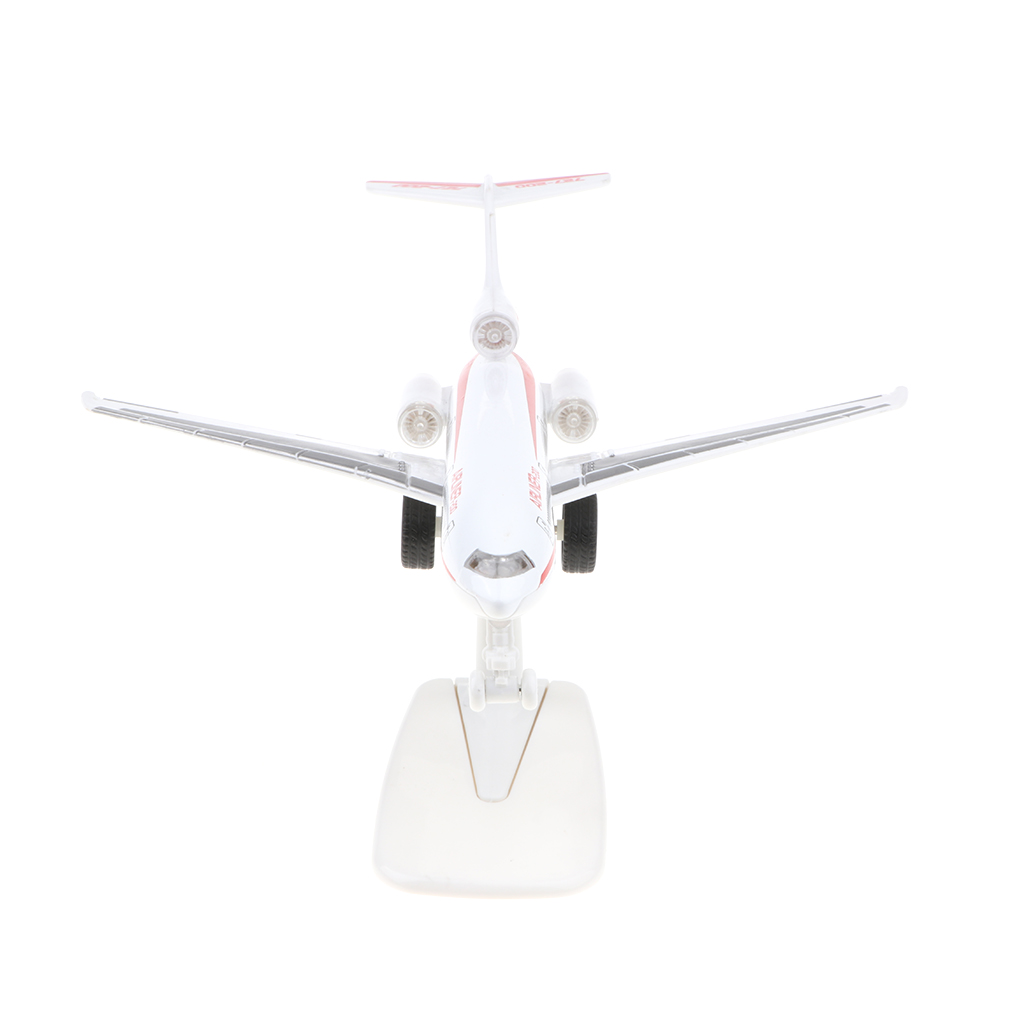 727-200 Red Color Airplane Die-Cast Passenger Plane Model Art Craft