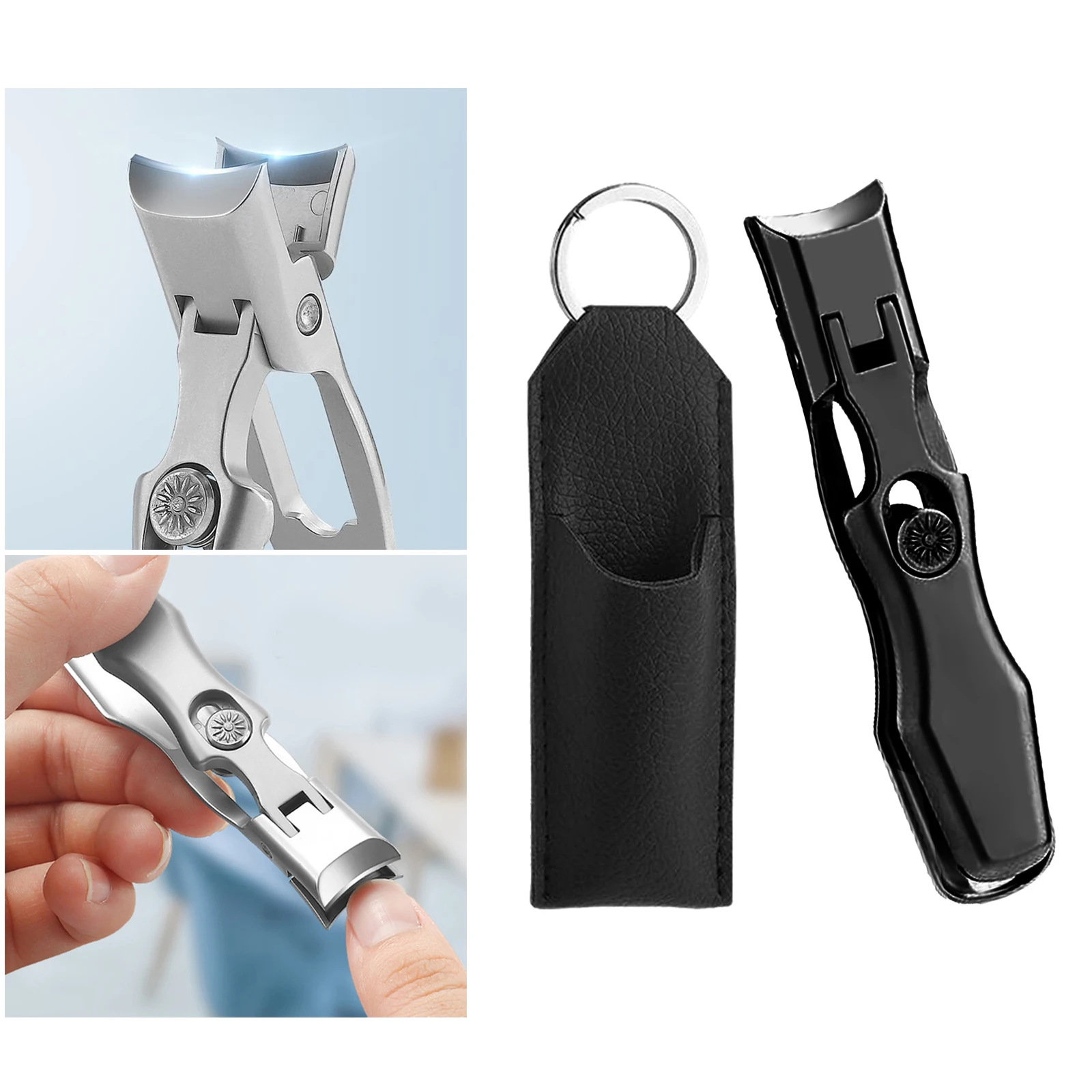 Toenail Clippers Heavy Duty Stainless Steel Sturdy Wide Jaw Opening for Ingrown Toenail Thick Nails Women Adults Seniors