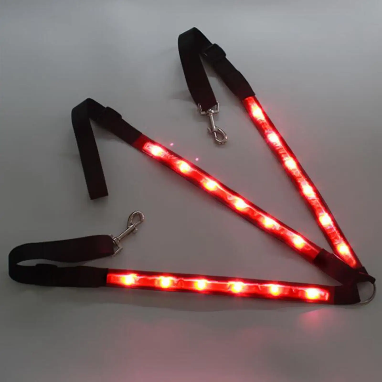 LED Horse Harness Breastplate Nylon Webbing Night Visible Horse Riding Equipment Racing Cheval Equitation