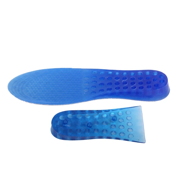 2-Layer 4CM Height Increase Cushion Shoe Insert Insoles Pad Adjustable Heel Lift