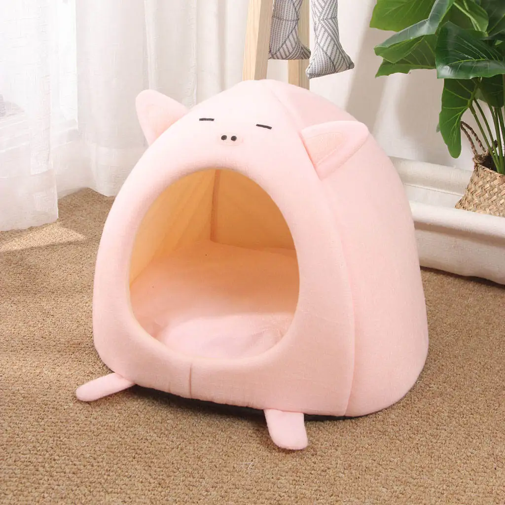 Fashion Dog Beds Winter Warm Cat Nest Bed Puppy Cats Soft House Pet Beds for Small Dogs Nest Pet Sleeping Bed Pet Supplies