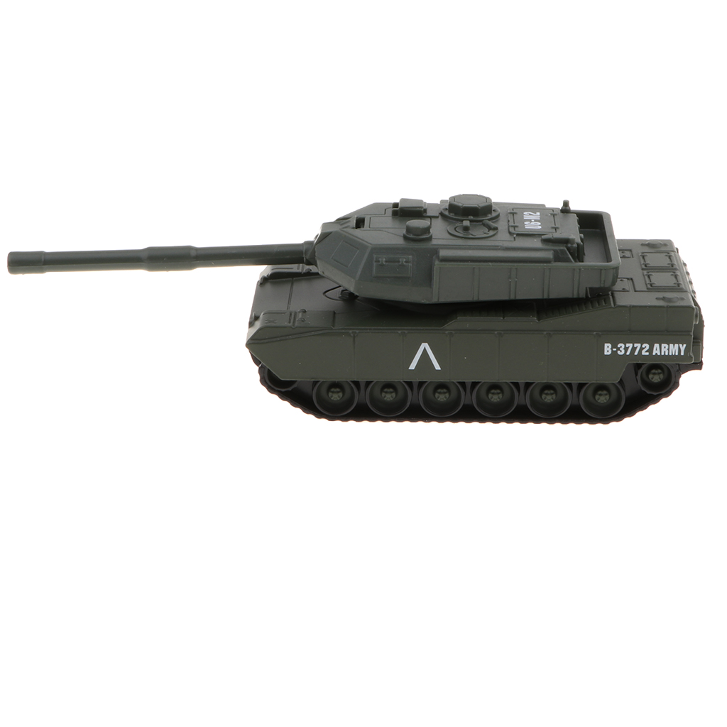 1/43 Alloy M1A2 Main Battle Tank Model Pull Back Toy for Kids Toddlers Gift