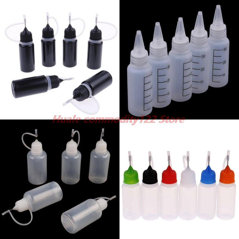 Best of New 5pcs 10 / 30ml Empty Plastic Squeezable Dropper Bottles Eye Liquid Dropper Needle Tip Drop Refillable Bottle Reviews & Tips