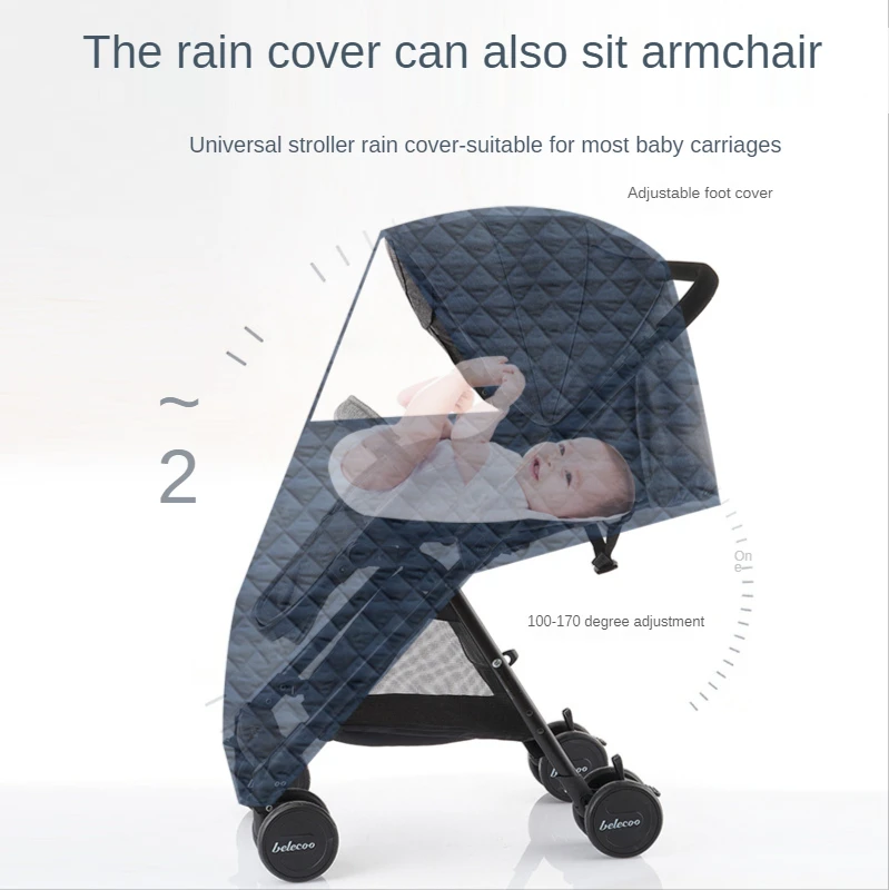 baby stroller cover net Universal Waterproof Winter Thicken Rain Cover Wind Dust Shield Full Raincoat for Baby Stroller Accessories Cane Pushchairs Suit baby stroller accessories and car seat