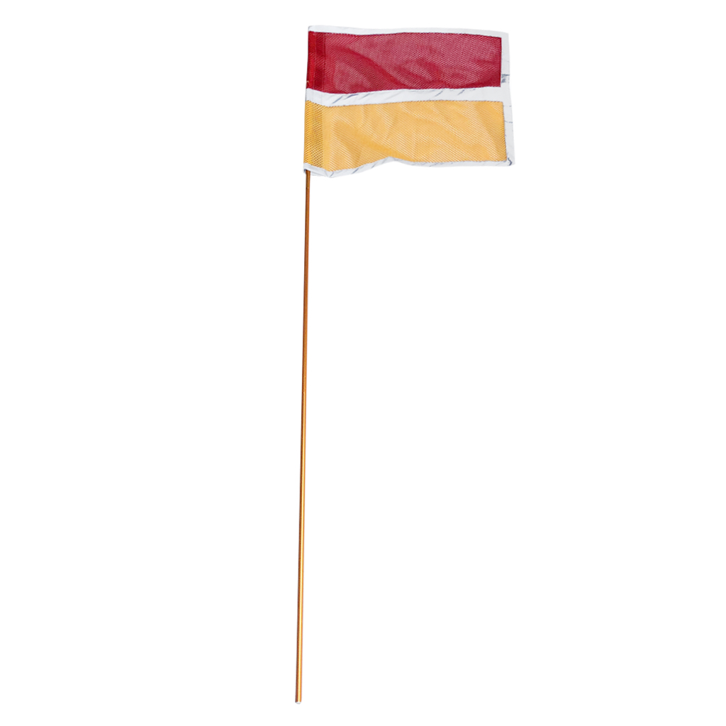 Safety Flag Pole for Bike Trailer Bicycle Motorcycle Truck ATV's Golf Cart Kayaking Boating - High Visibility Orange Red