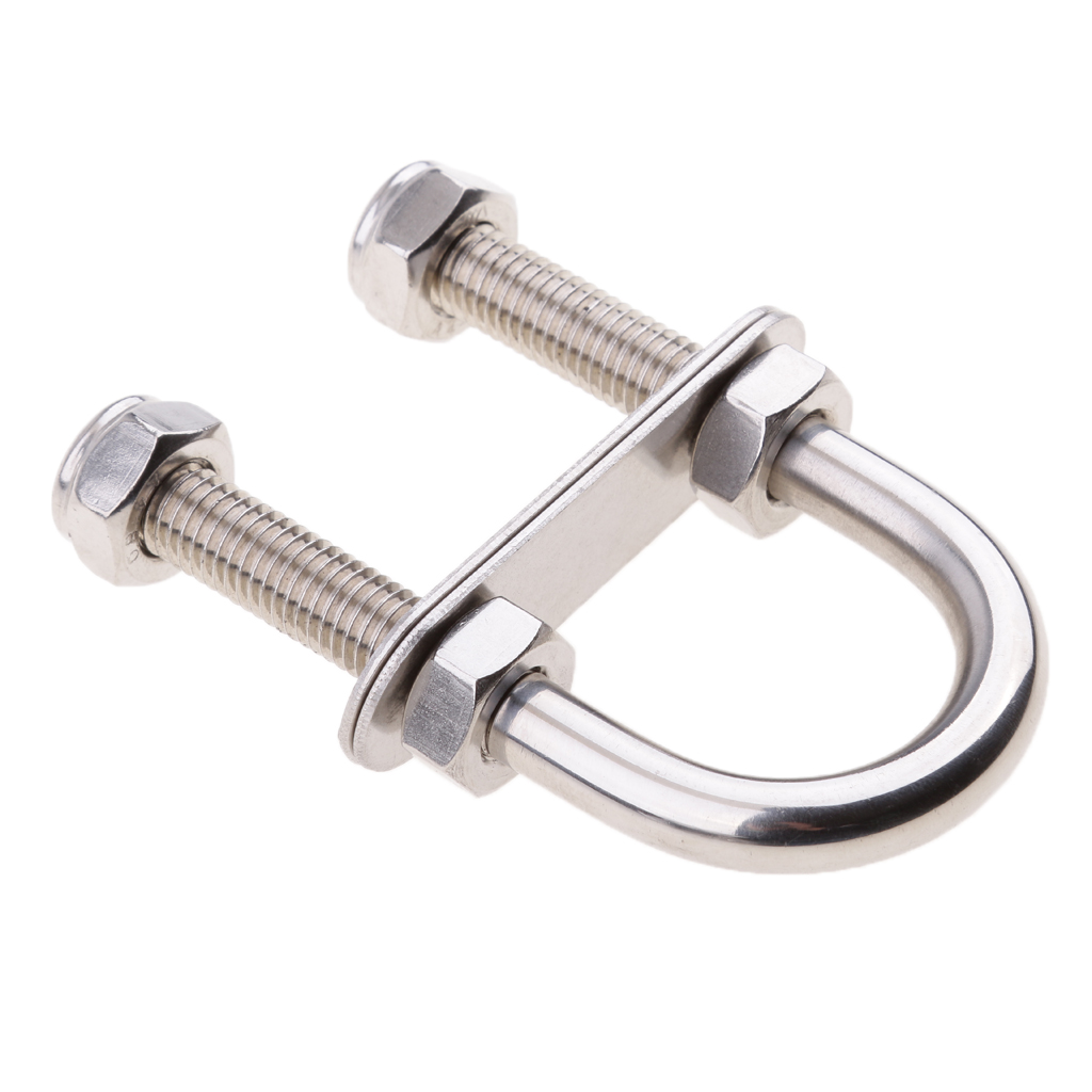 Boat Marine Tool Marine-Grade Stainless Steel U Bolt M10 x 50 x 90 x 43mm