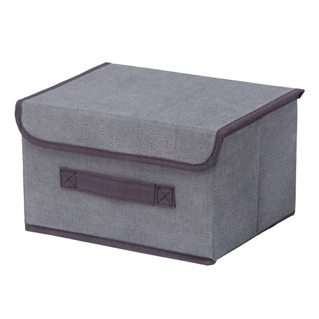 Foldable Storage Bin, Storage Box Closet Organizer for Shelf Cabinet Bookcase, Non-Woven Fabric