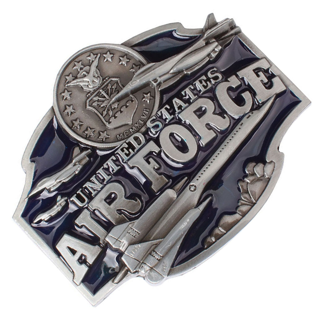 8.6x6.2cm  Air Force Eagle Belt Buckle for Men Cowboy Waist Strap Belt Ornament