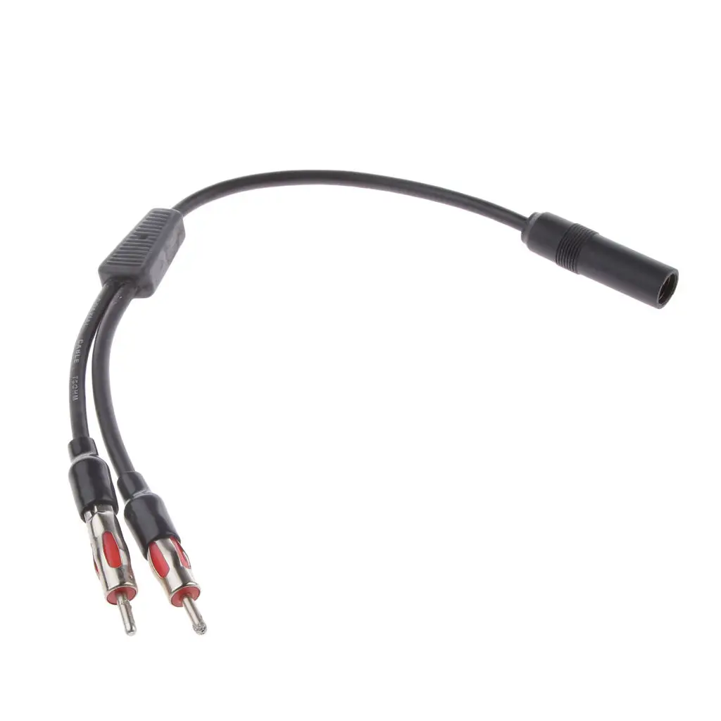 Car Radio Stereo 2 Male to Female Aerial Antenna Connector Plug