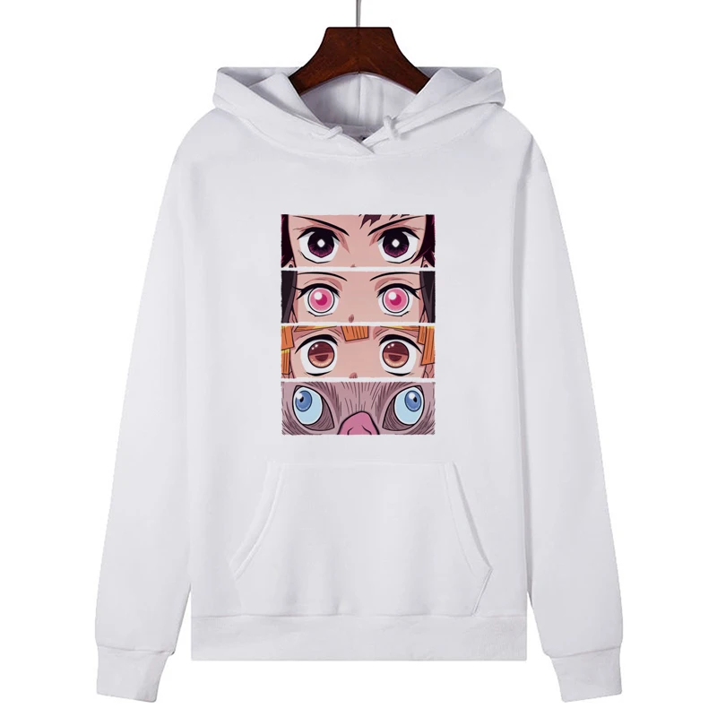 Kawaii Kamado Nezuko Autumn Hoody For Women Casual Tops Hoodies Cartoon Cool anime Print Sweatshirt Female Clothes cropped hoodie