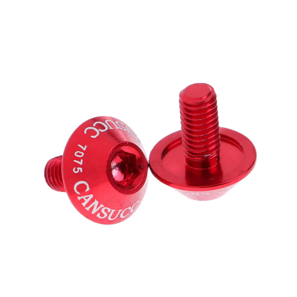 Aluminum Alloy Bike Water Bottle Cage Bolt Holder Socket Screw M5x10mm