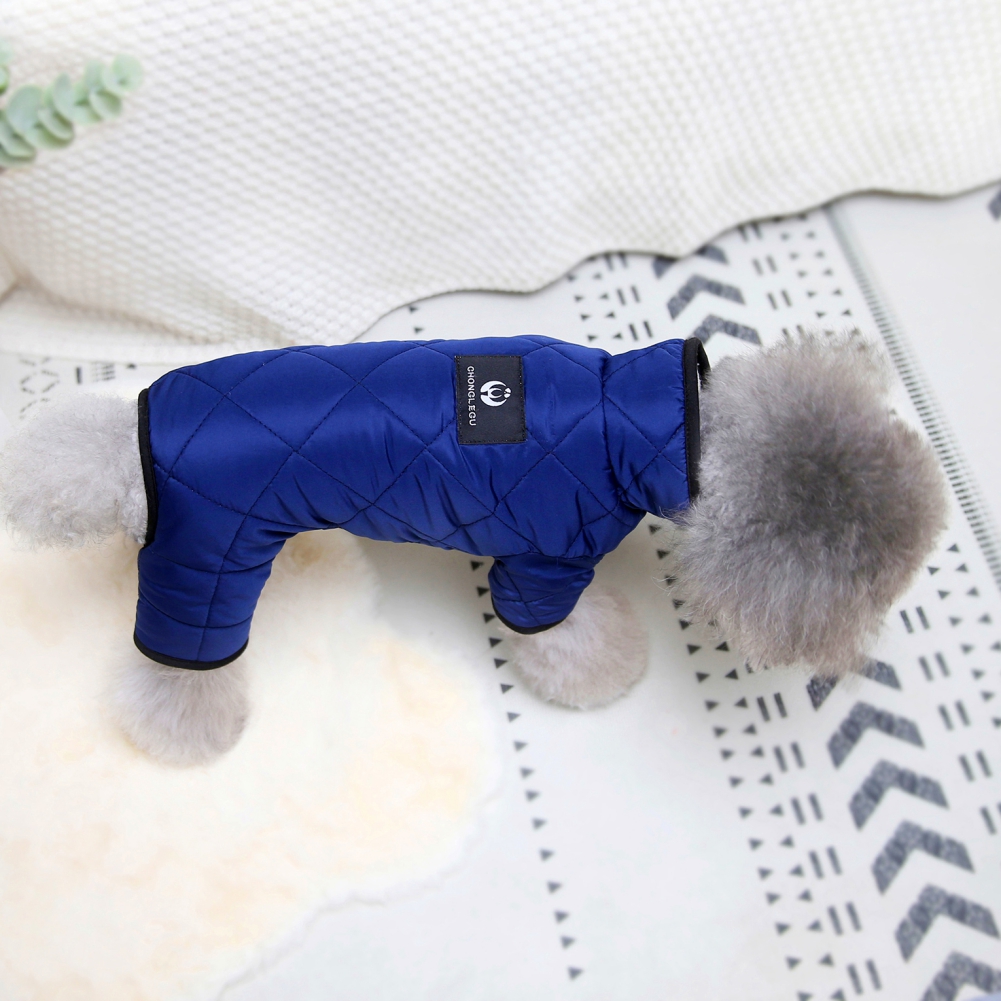 macacão de inverno para cães quatro pernas quente roupas para cães pequenos para baixo para chihuahua teddy