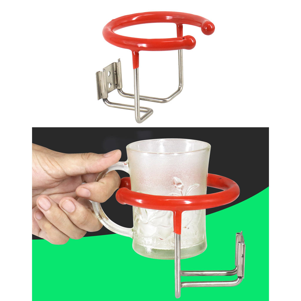 Beverage Cup Drink Holder Car Boat Coffee Mugs Stand Mount Metal with Screws