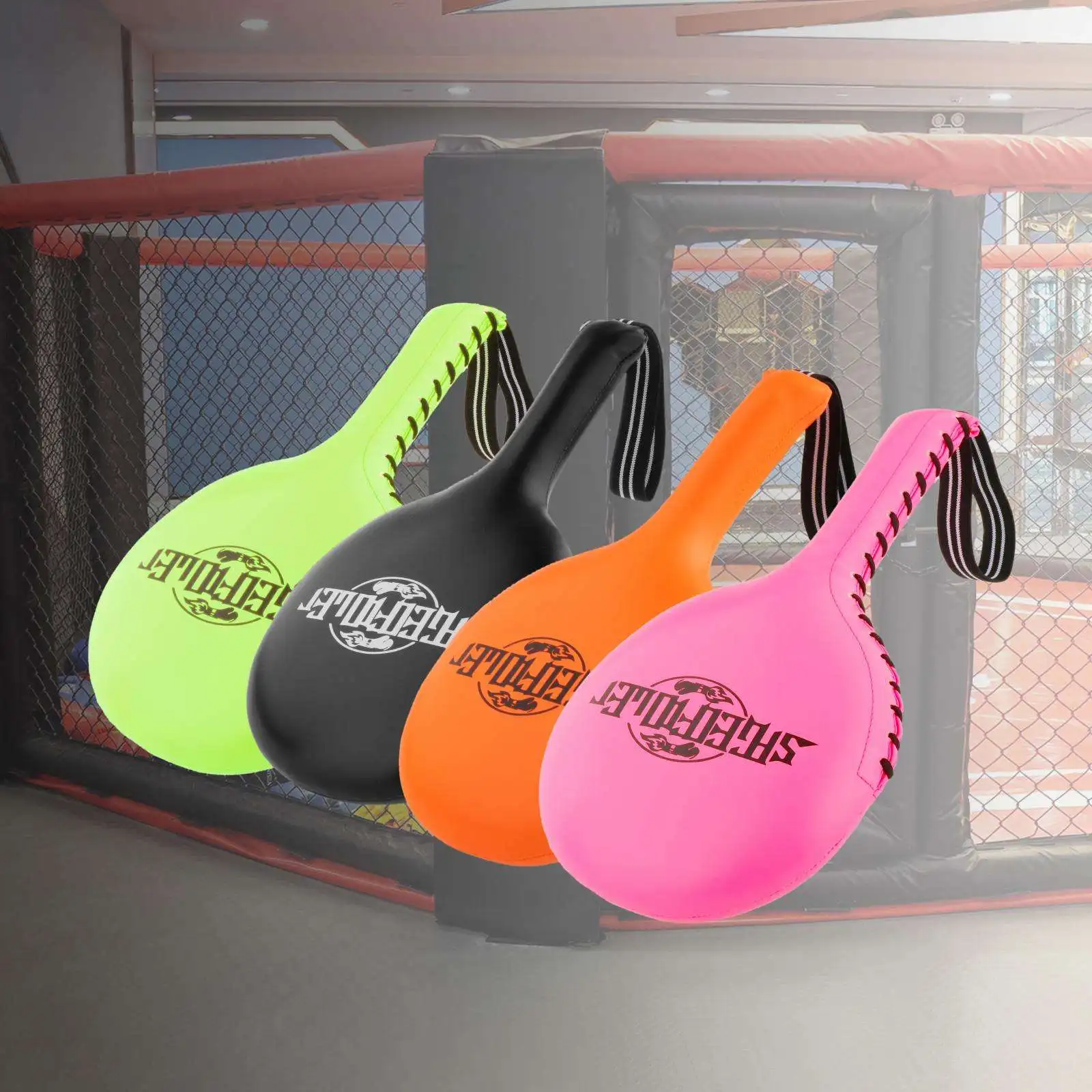 PU Leather Vertical Standing Boxing Target Multi Point MMA Martial Thai Kick Pad Karate Training Focus Punch Pads