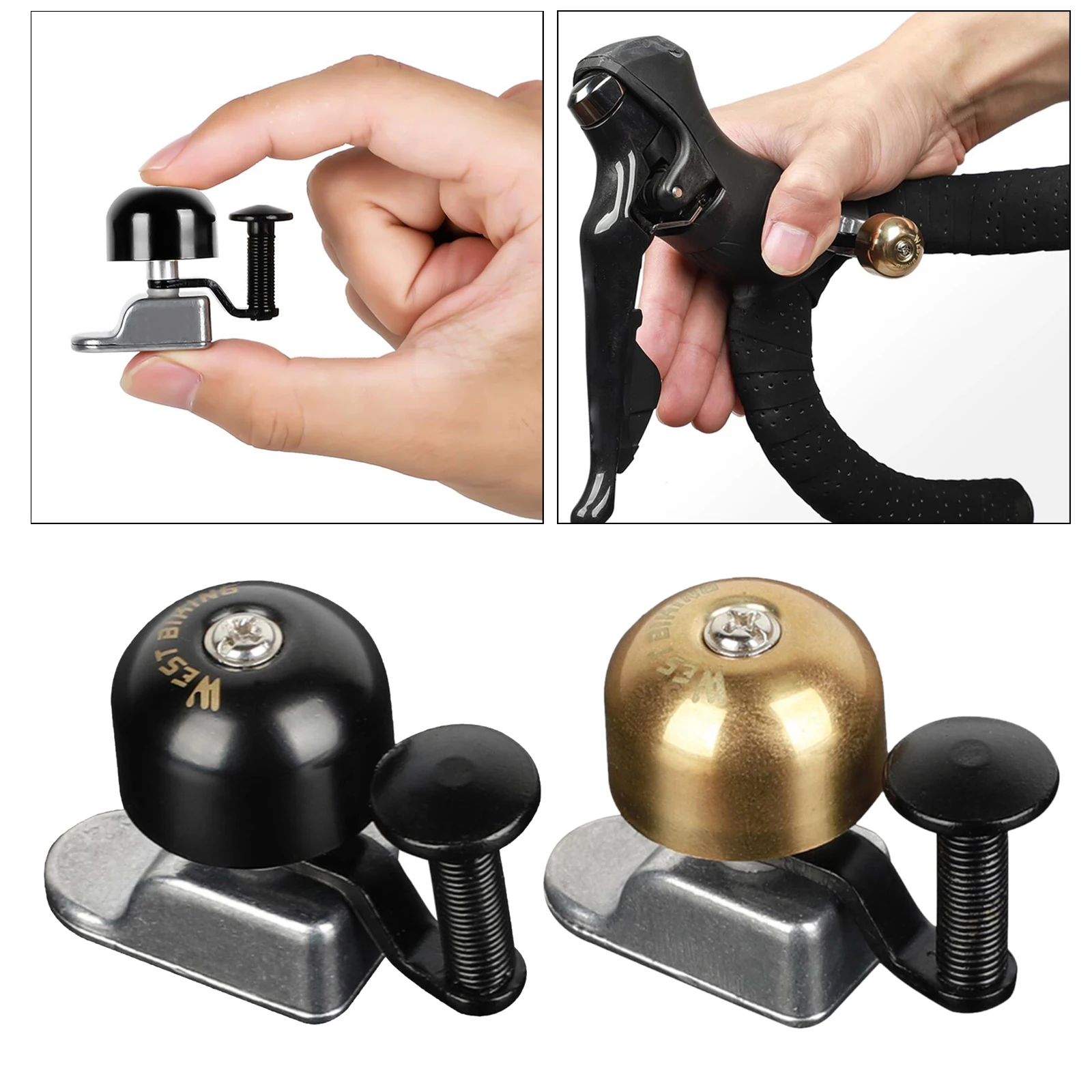 Loud Crisp Bicycle Bell Mountain Road Bike Horn Sound Alarm For Safety Cycling Handlebar Metal Ring Bicycle Accessories