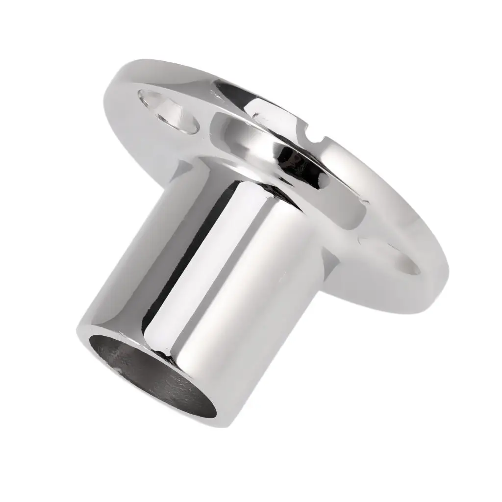 Marine 316 Stainless Steel Boat Hand Rail Fitting Stanchion Base for 90° 25mm Tube Sailing