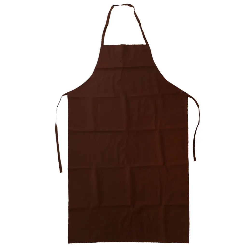 Waterproof Long Kitchen Apron Oilproof Anti Dirt Working Aprons, Made of thickened PU leather fabric, strong and sturdy