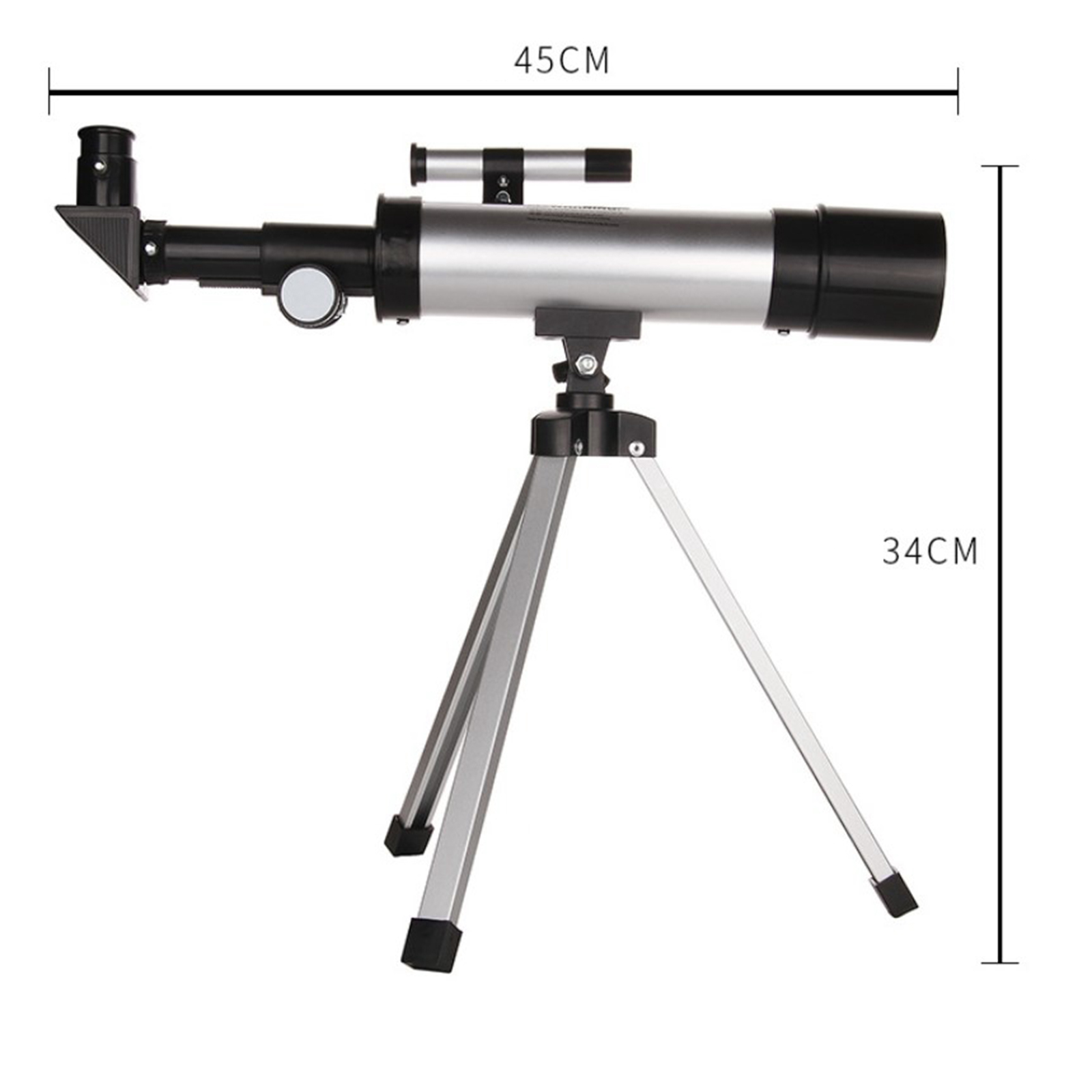 F36050 90X Astronomical Tube Reflector Telescope Kit Finder Scope for Kids