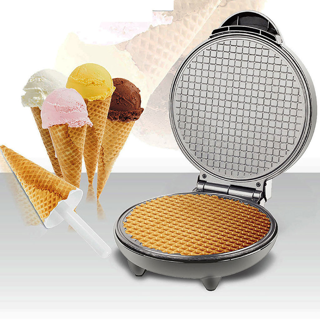 Ice Cream Cone Maker Automatic Constant Temperature Mini Portable Quick Making for Spring Picnic