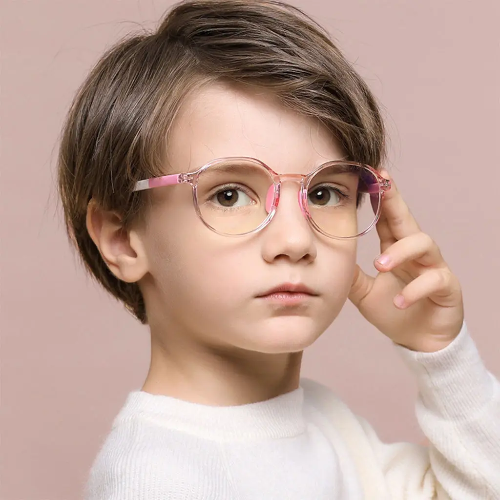 Blue Light Kids Glasses Boy Girls Computer Clear Blocking Anti Reflective Eyeglasses Children Optical Frame Eyewear UV400