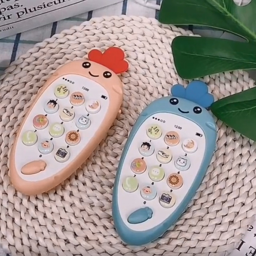 Electronic Pretend Play Bilingual Baby Musical Cell Phones Telephone Kids