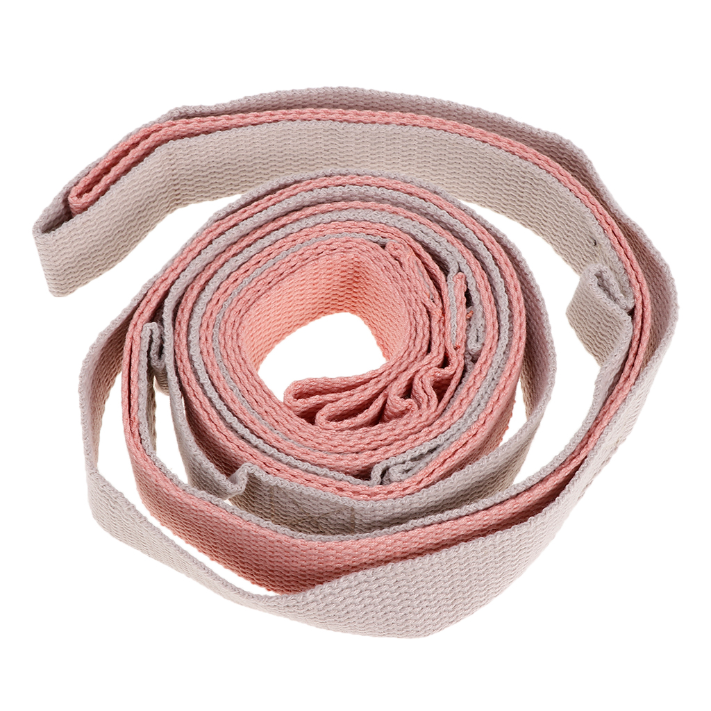 Pilates   Dance   Stretch   Strap   with   Loops   Leg   Stretch   Stretching