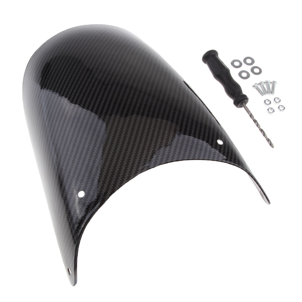 Carbon Fiber Motorcycle Front Fender Mudguard Extension Extender Type 4 Front Fender Extender Mudguard Extension