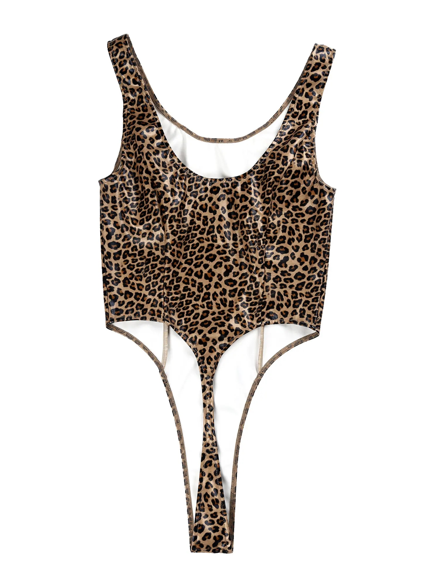 Out to hunt - Shiny Leopard Bodysuit / Swimsuit