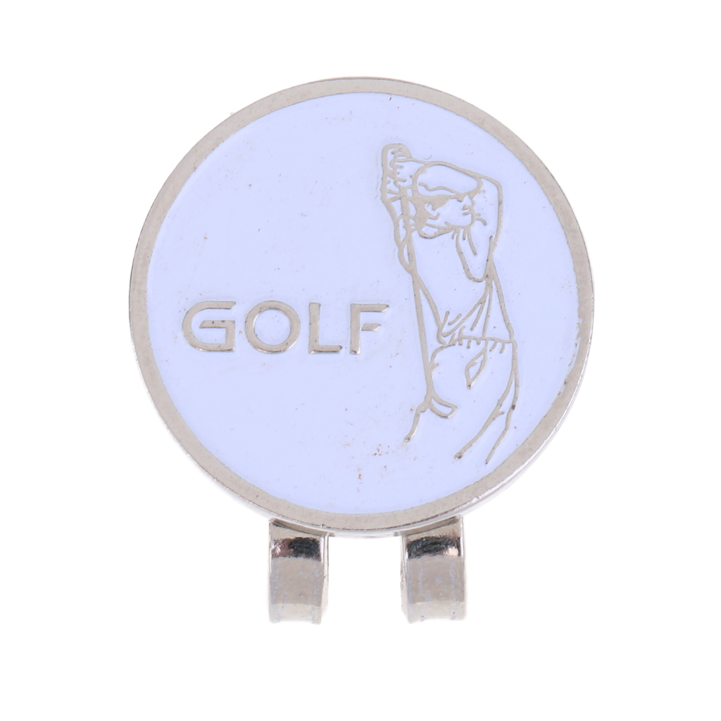 Premium Golfer Sports  Hat Clip Golf Ball Marker For Golf Cap Visor