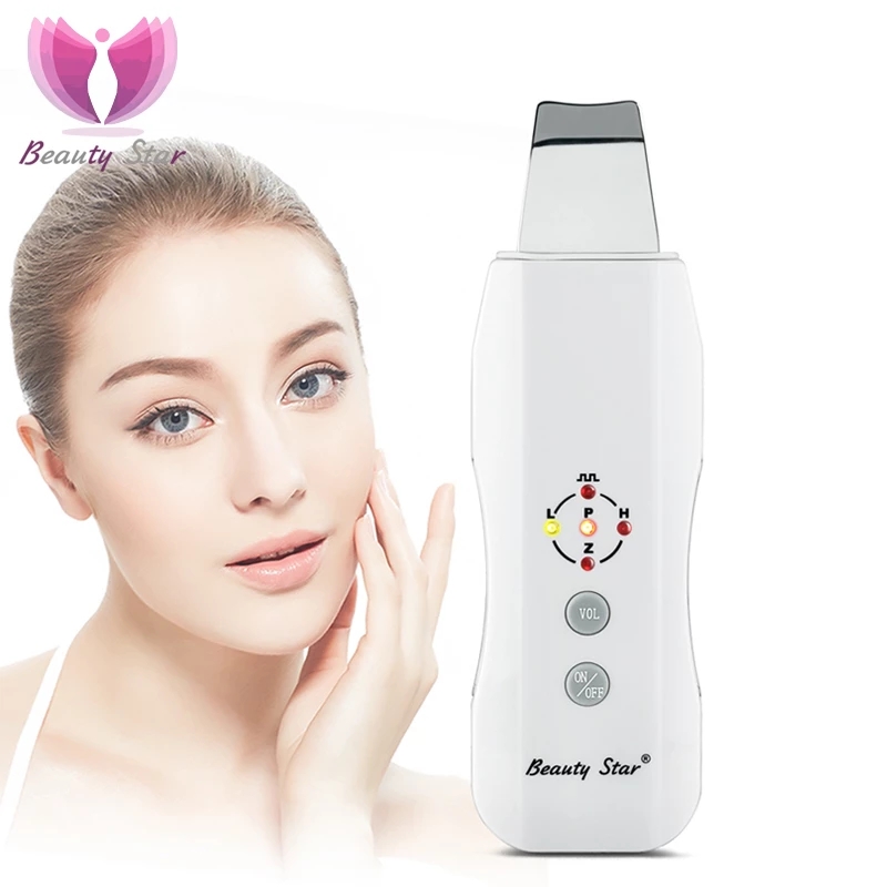 Best of Beauty Star Ultrasonic Skin Scrubber Massager Machine Facial Skin Cleaning Anion Face Skin Care Ultrasound Peeling Skin Scrubber Reviews & Tips