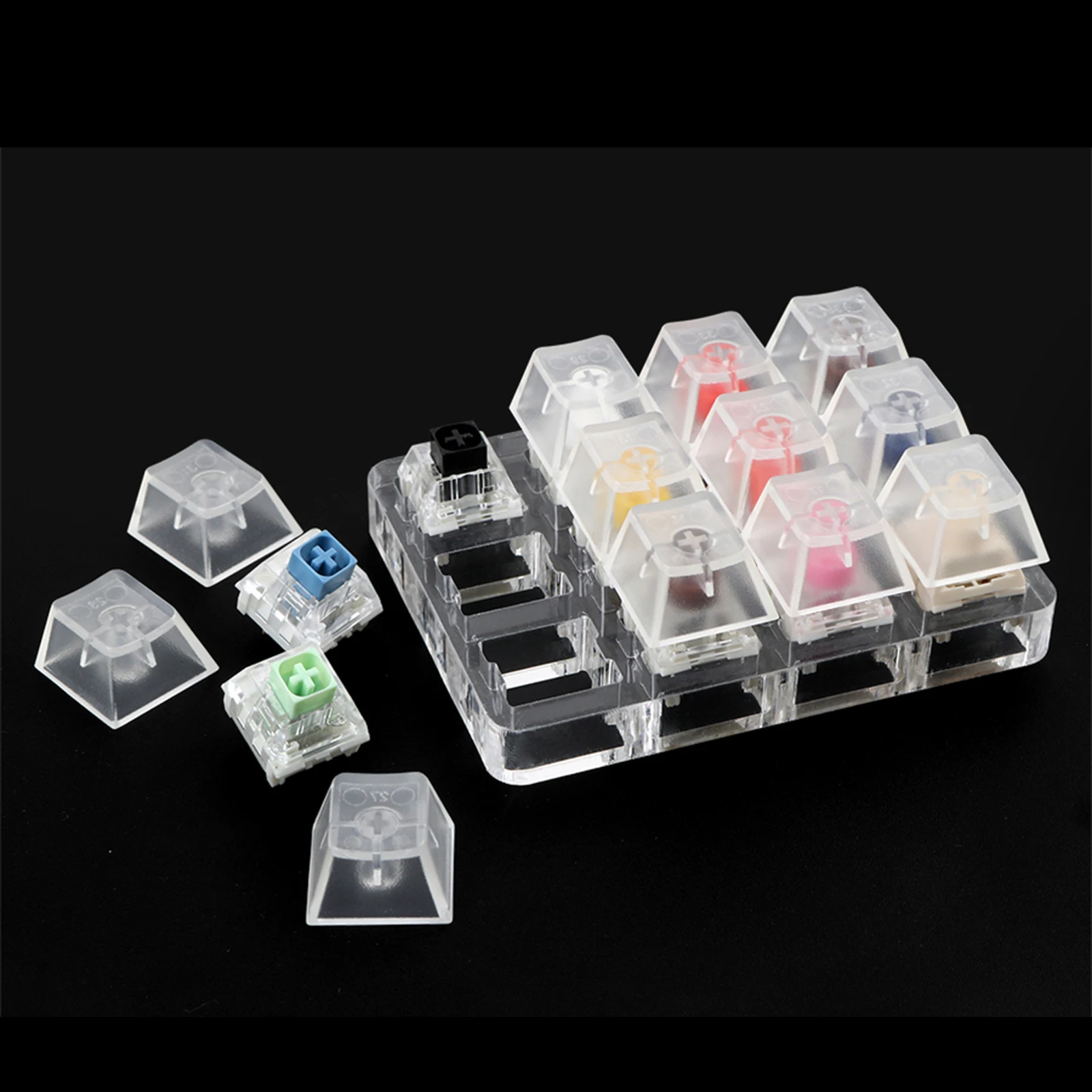 12 Keys Switches Tester for Kailh Box DIY, Professional Accessories